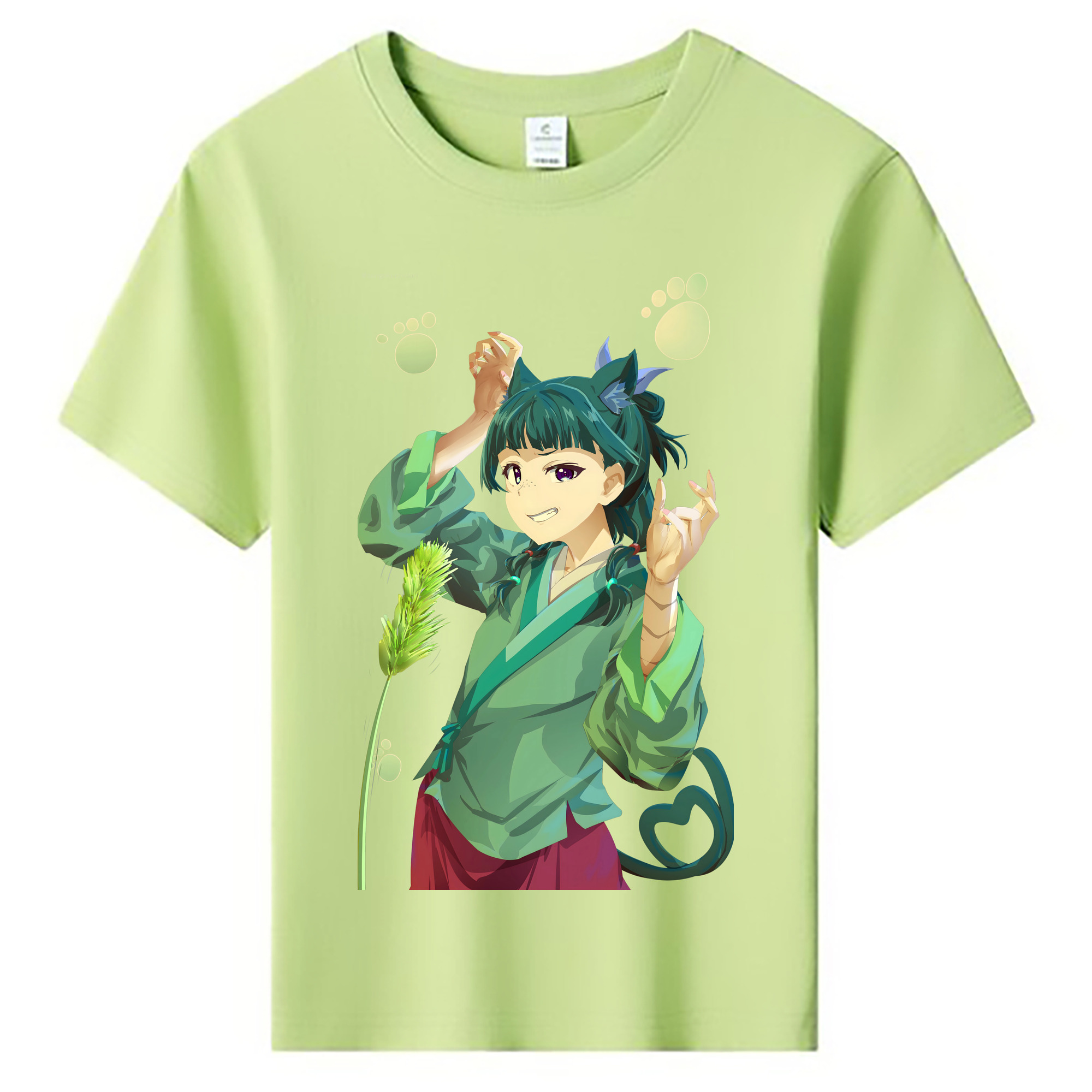 （画像用） 薬屋のひとりごと The Apothecary Diaries 綿100％キッズTシャツ（フロントプリント）
